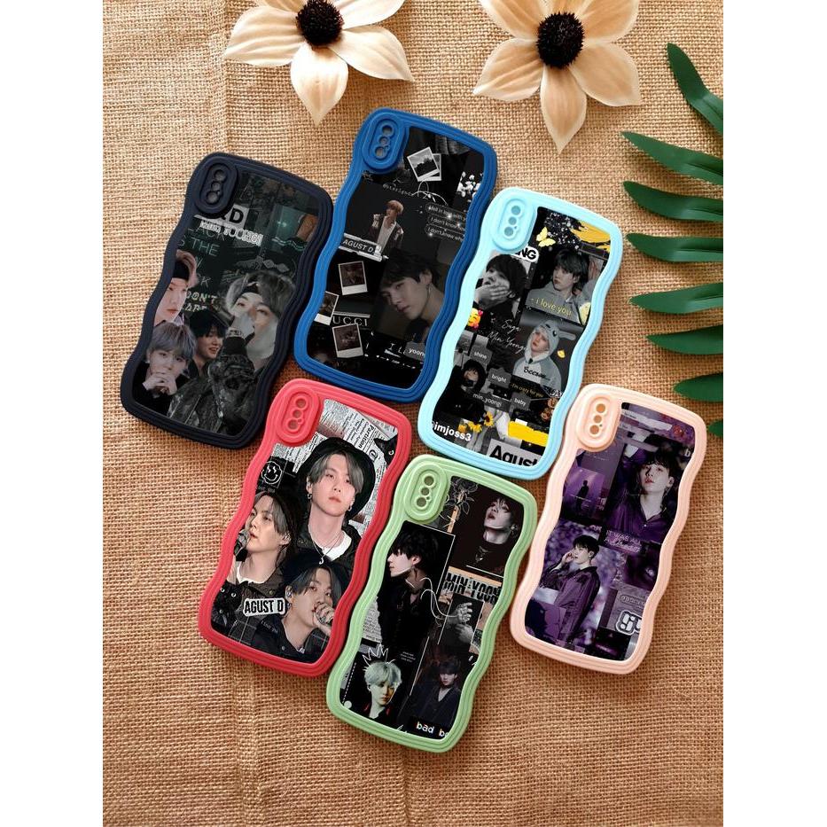 CASE GELOMBANG AGUSTD SUGA BTS KPOP IDO ALL TYPE HP [AGUSTD D-DAY] Casing iphone