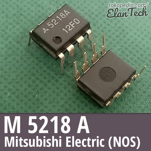 News M5218A Dual Low Noise Op Amp Mitsubishi M5218 A Elantech