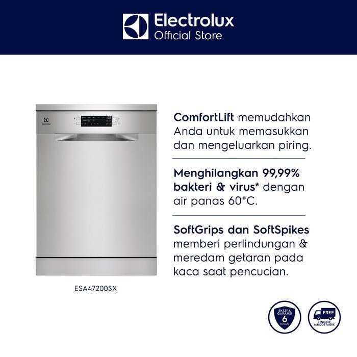 Electrolux Dishwasher Freestanding 60cm UltimateCare 300 ESA47200SX
