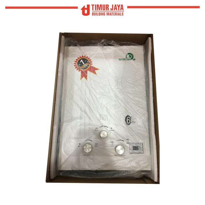 TOOLHOME- Water Heater Gas Frisone 6Ltr/Menit Low Pressure