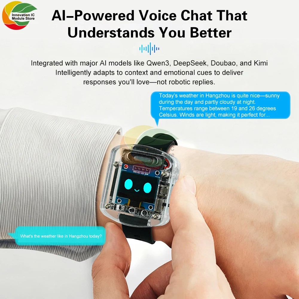 ESP32S3N16R8 Voice Development Board Module 0.96-Inch Oled Screen AI Voice Watch Artificial DIY