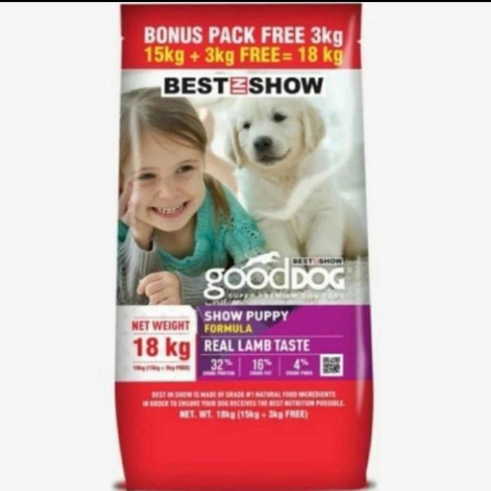 BEST IN SHOW GOOD DOG PUPPY 18kg DOG FOOD - GRAB GOJEK