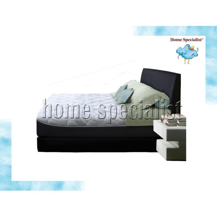 Divan Dan Sandaran Serta Denver 180 X 200 Black Bedframe Saja