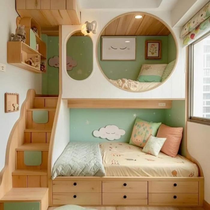 KAMAR ANAK SET FURNITURE BEDROOM SET FOR CHILDREN FREE CUSTOM