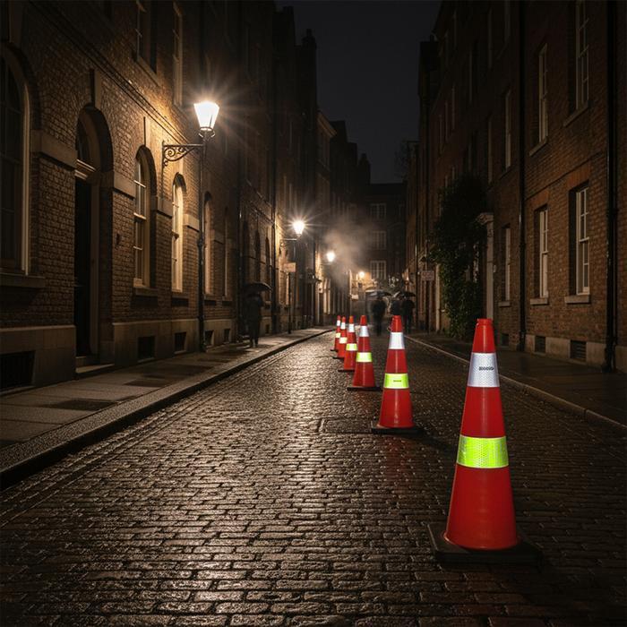 liqo- Safety Traffic Cone 90 Cm Kerucut Lalu Lintas Tonata 4.3 Kg / Traffic Cone 90Cm /