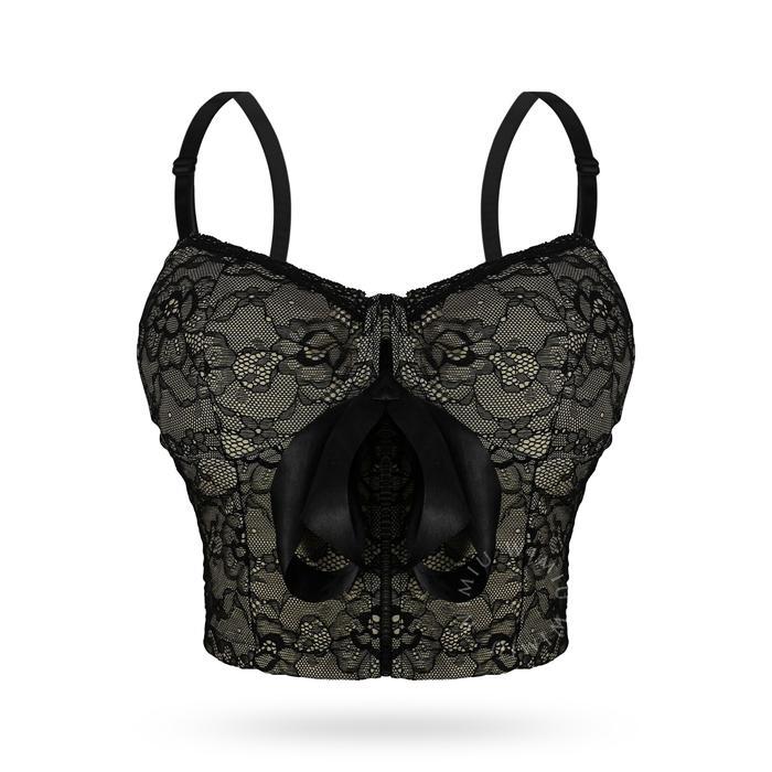 sbcx- Wimiu Tanktop Tank Top Bustier Wanita Crop Top Tengtop Tangtop Brokat Bralette Busa