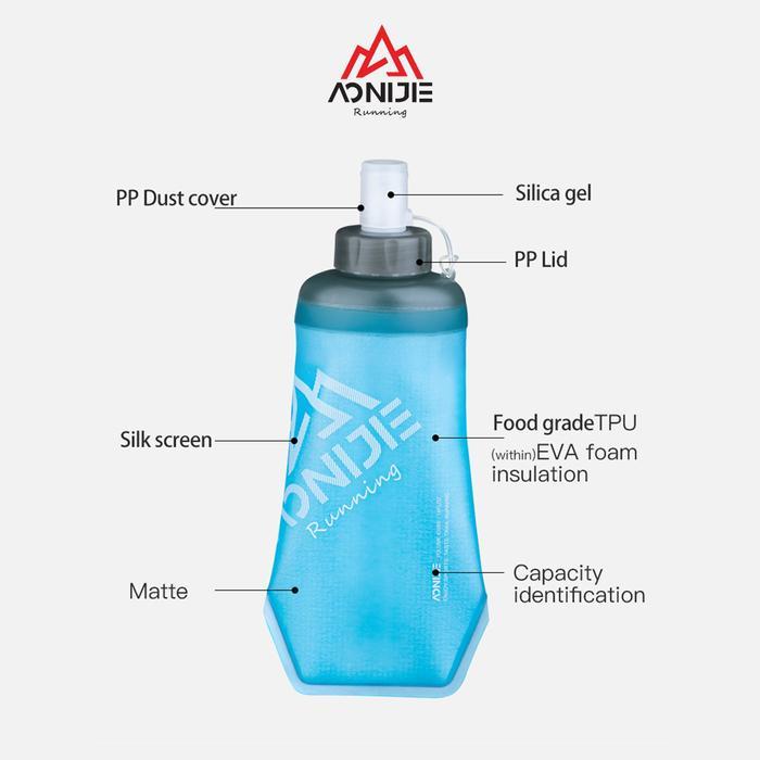 5y4j- Aonijie Soft Flask Sd27 Water Bottle - 500Ml Tempat Minum Botol