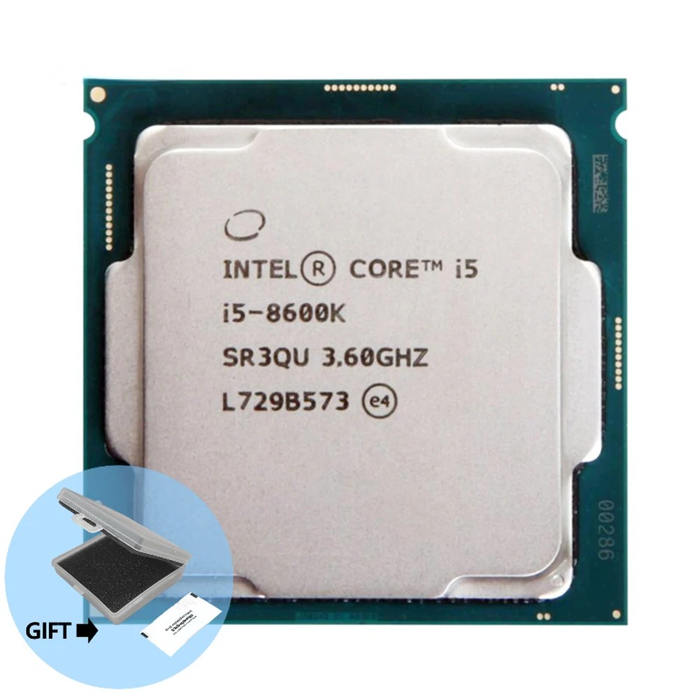 Intel Core I5-8600K I5 8600K 3.6 Ghz Six-Core Six-Thread Cpu