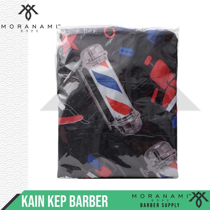 w6ph- Kain Kep Kip Kain Cukur Rambut Kain Potong Rambut Barber Motif Lampu Barber Tool K10