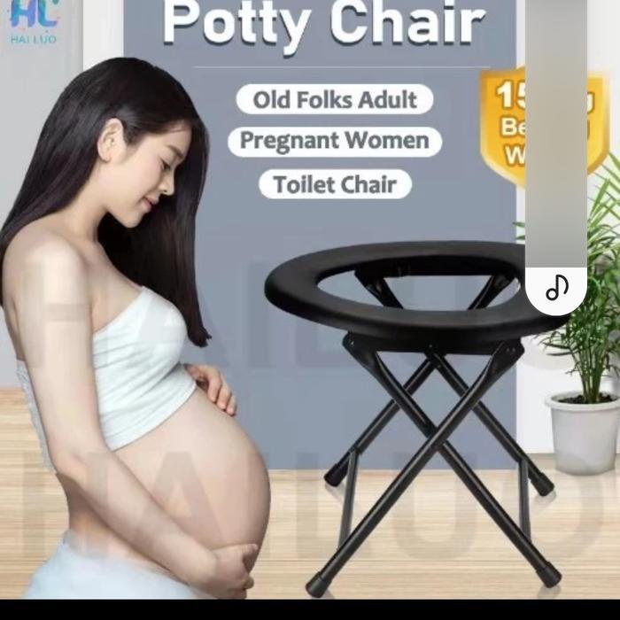 Kursi Toilet Duduk Wc Duduk Portable Orang Tua Sakit Disabilitas Kuat
