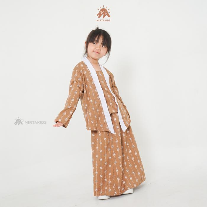 DISKON Mirtakids Set Kebaya Kartini Anak Perempuan (1-6 tahun) Pattern Dob READY STOCK