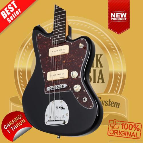 Jual Vintage V65V BK Reissued LR Gloss Black Electric Guitar