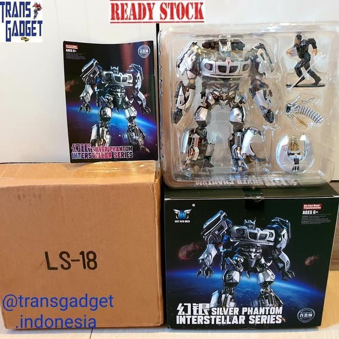 Aoyi Mech Ls-18 Jazz Mpm9 - Bmb Deformation Ls18 Silver Phantom Kode 91