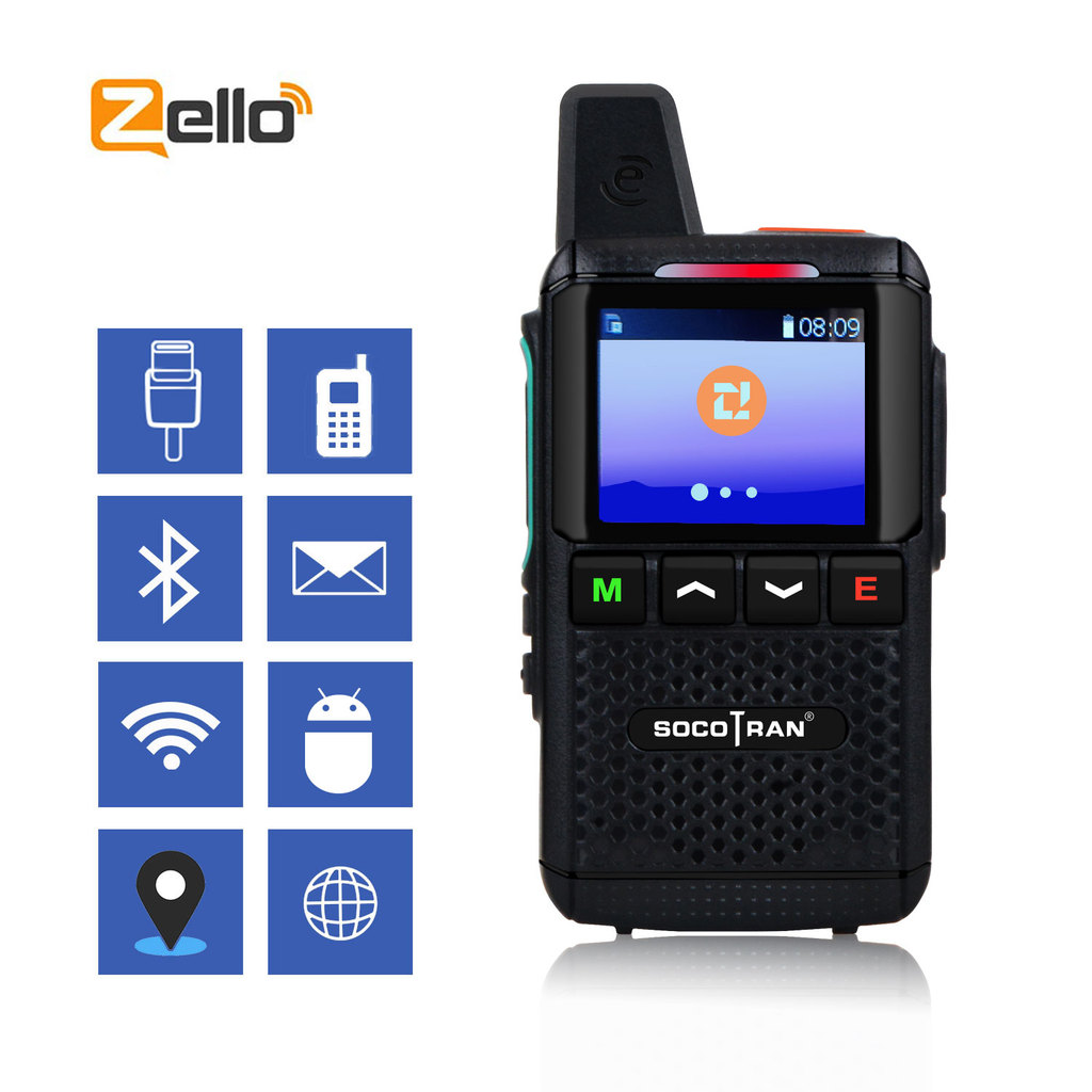 Zello Radio Poc Walkie Talkie Mobile Phone 4G Network Handheld