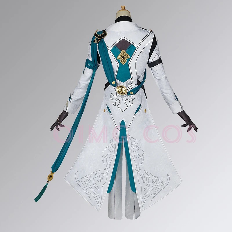 Luocha Cosplay Costume Honkai Star Rail Carnival Uniform Wig Anime