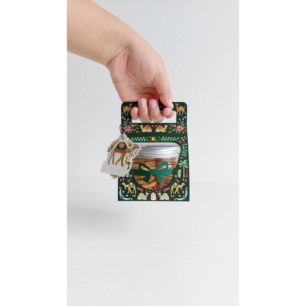 Kardus Toples Jar Kue Kering 400Ml Dus Lebaran Box Hantaran Idul Fitri