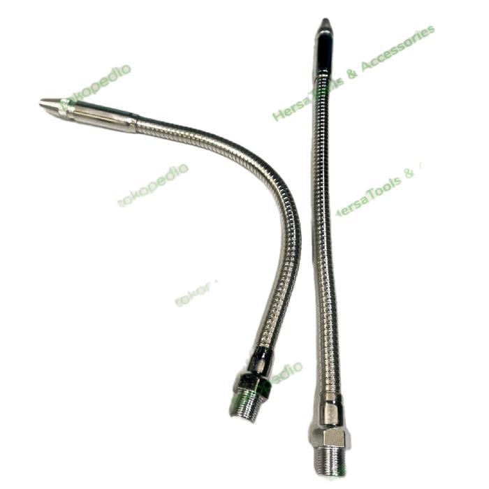 tukangbanget- Stainless Steel Flexible Coolant Hose Pipe "*400Mm Selang OliMinyak