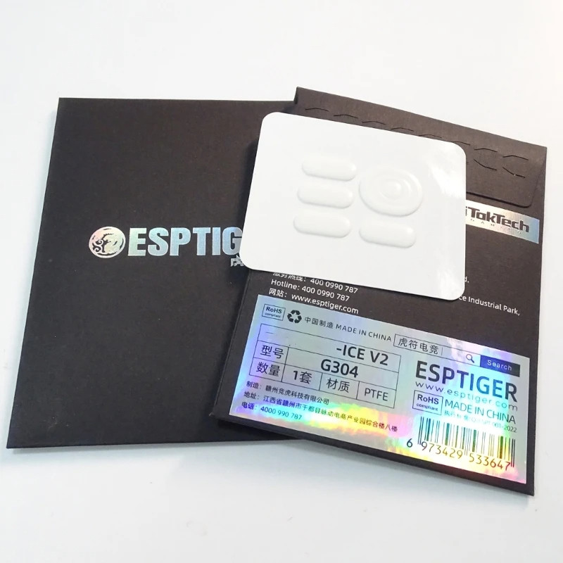 Esports Tiger Gaming Ice Version Mouse Skates Mouse Feet For G304/ G305 Mouse White Glides Arc Edge