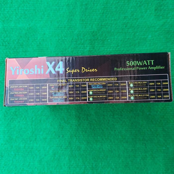 OUTNEW- Power Mono 500W Yiroshi X4 Legend Master Sanken Ori Super Driver 500W