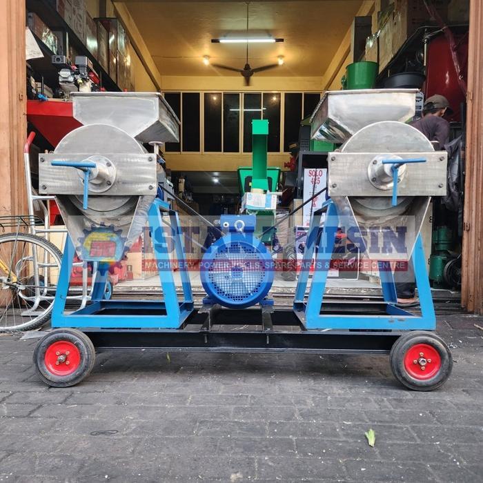 MESIN GILING GILINGAN BUMBU 10" COMPLETE DINAMO ELECTRO MOTOR 15HP