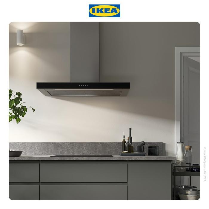 IKEA NYMANE Lampu Sorot Dinding Putih Minimalis