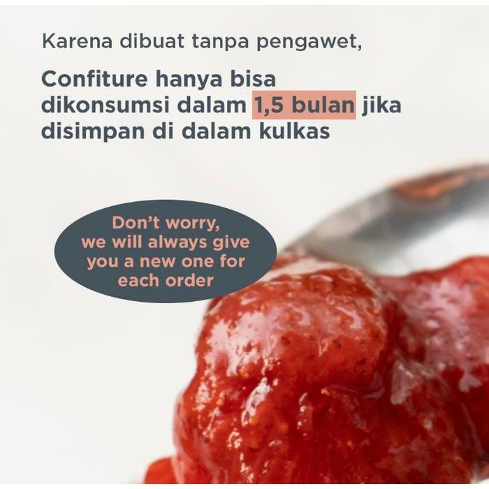 87ekcr- Strawberry Jam Sugar Free (Selai Stroberi) - Gluten Free