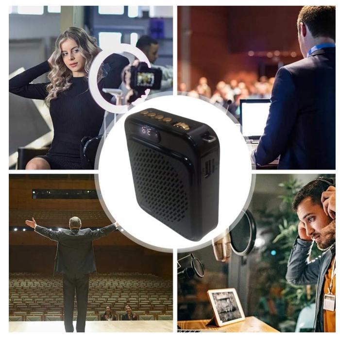 VENUS SPEAKER PINGGANG GURU MEETING MINI VOICE AMPLIFIER MIC BLUETOOTH