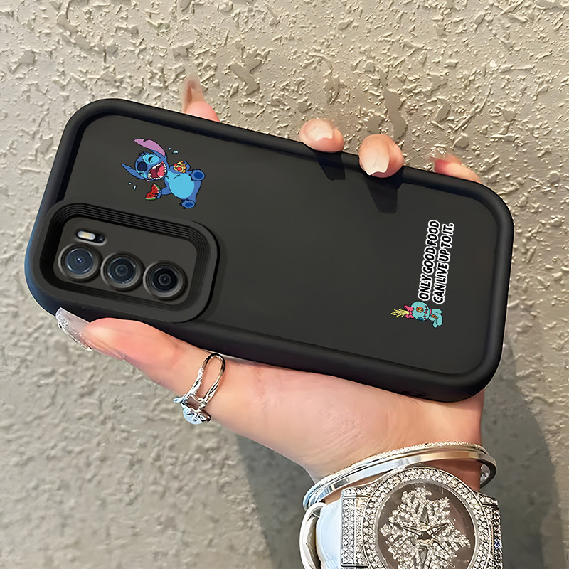 Casing Hp OPPO A16 OPPO A16s OPPO A54s Case Casing Kartun Sepak Bola pola Kasus HP Tangga Langit Mew