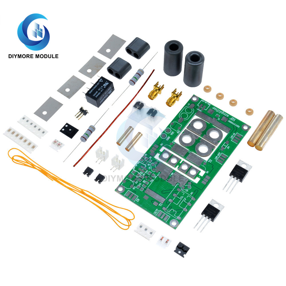 45W/70W SSB Linear HF Power Amplifier 3.5-30Mhz DIY Kits For YAESU FT-817 KX3 SMD Part Soldered