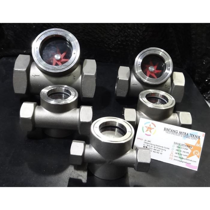 trialpeck- Sight Glass Flow Indicator Ss304 3/4"