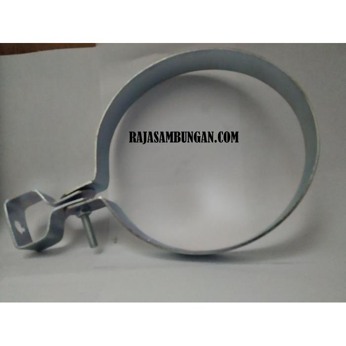 Klem Gantung Besi 6 inch Besi Polos Holder Clamp Pengencang Pipa
