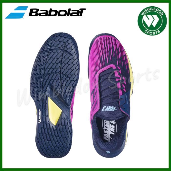 Sepatu Tenis Babolat PROPULSE FURY 3 Dark Blue/Aero Pink Babolat shoes