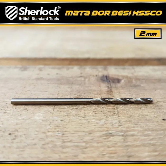 npys- Sherlock Mata Bor Besi Hssco 2 Mm (Bisa Untuk Stainless Steel)