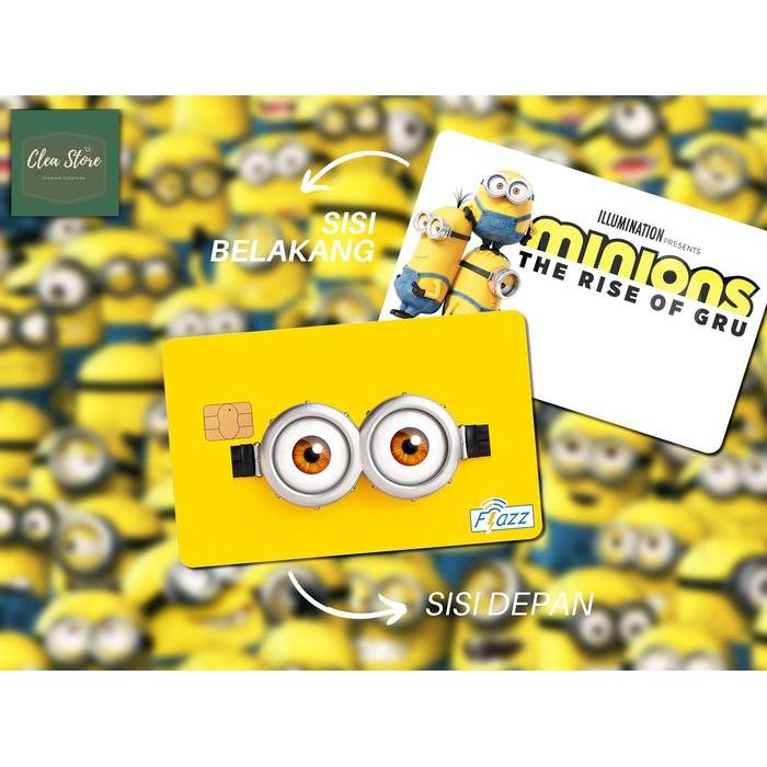 KARTU FLAZZ BCA GEN 2 / EMONEY - Minion Face Rise Of Gru Edition Gratis Ongkir