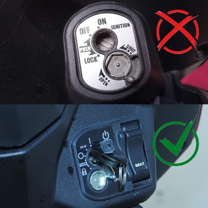 Keyless Smartkey Kunci Remote Alarm Motor Honda Vario 125 150 Led Old Dan Led New