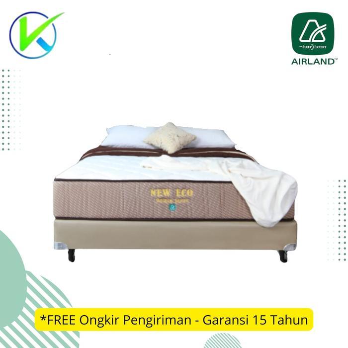 Kasur Springbed Airland New Eco T.28 Cm Garansi 15 Tahun Ukuran 180X200 Sandaran Deluxe - Fullset