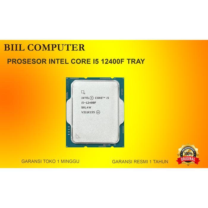 Prosesor Intel CORE i5 12400f Tray