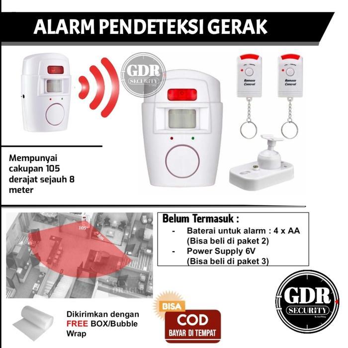 ALARM SENSOR GERAK / ALARM PENDETEKSI GERAK / ALARM INFRARED