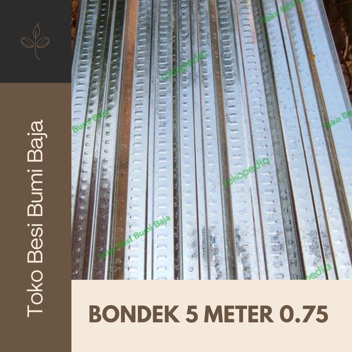 Bondek 0.75 / Bondeck / Floordeck 5 Meter 0 75