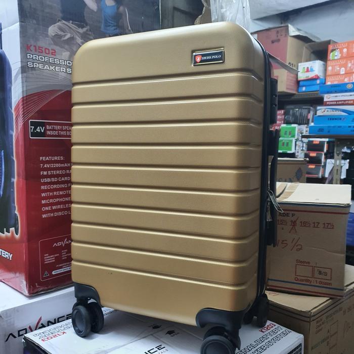 Koper Polo Kabin 20In Fiber 4 Roda Garansi Original Asli