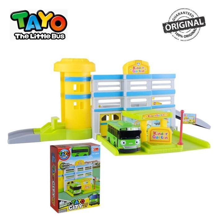 Original Tayo The Little Bus Tayo City Kindergarten Playset Rogi