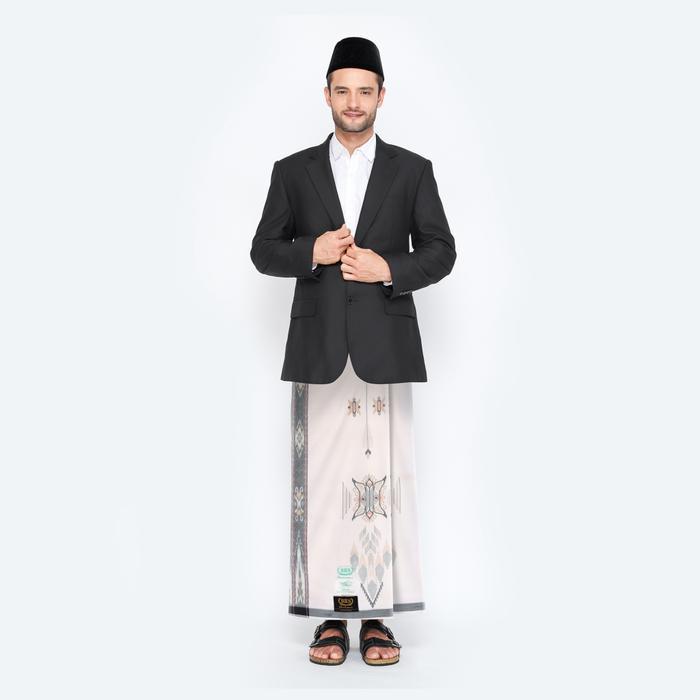 ASLI Sarung BHS Masterpiece Gold Motif M98 SEA Putih Gold 02 READY STOCK