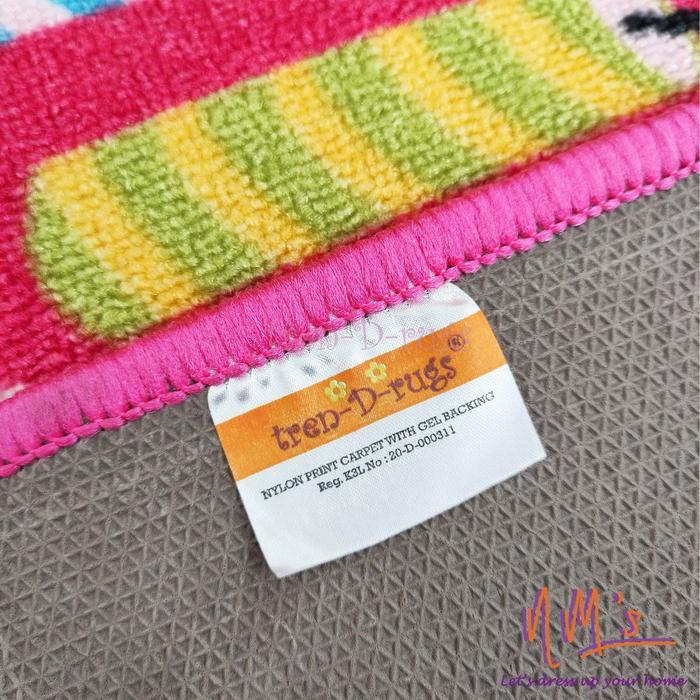 Tren-D-rugs Karpet puzzle anak karakter bulu anti slip NMs