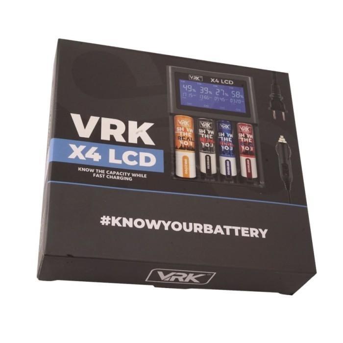Vrk X4 Lcd - Charger Battery Vrk X4 Lcd Fast Charging 4 Slot Authentic