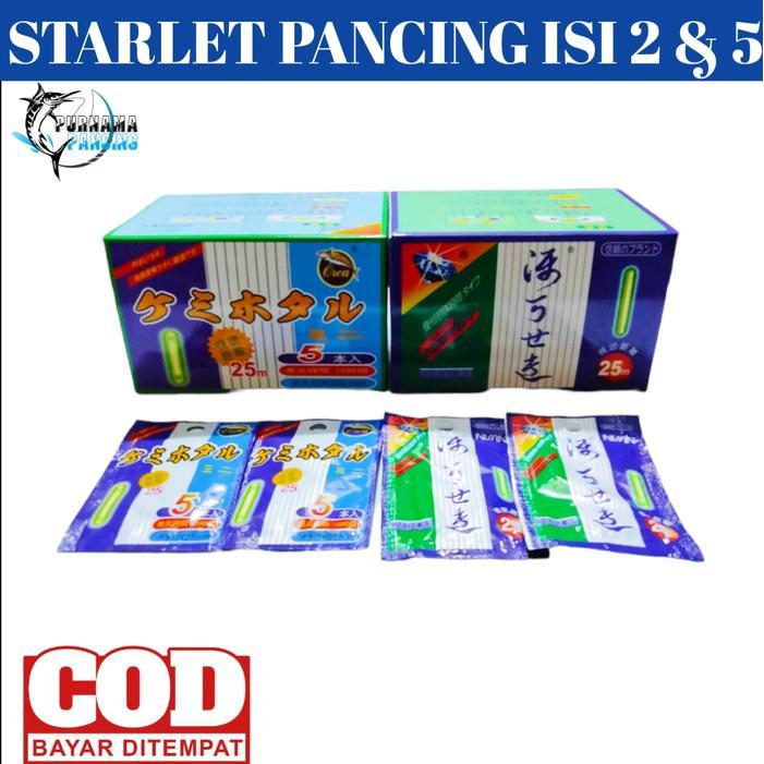 Starlet Pelampung Pancing Orca Glow Stick Tahan Lama