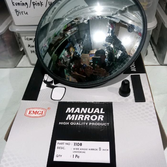 Spion bulat truk universal ukuran 8 inchi