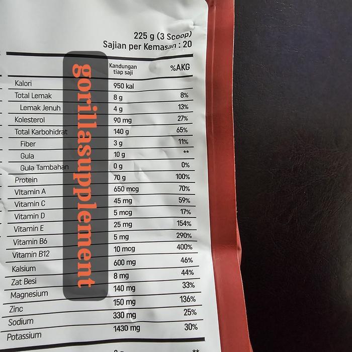 Ready Provus Mega Mass 10Lbs 4.5Kg 4500 Gram Megamass Gainer Susu Bulking Original