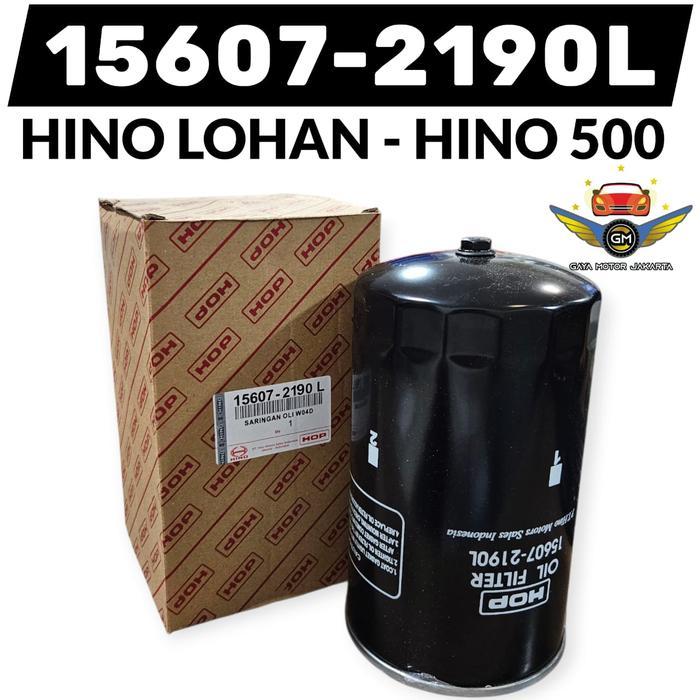 FILTER OLI HOP HINO - OIL FILTER HOP HINO LOHAN - HINO 500 - HINO JEMBER 15607-2190L