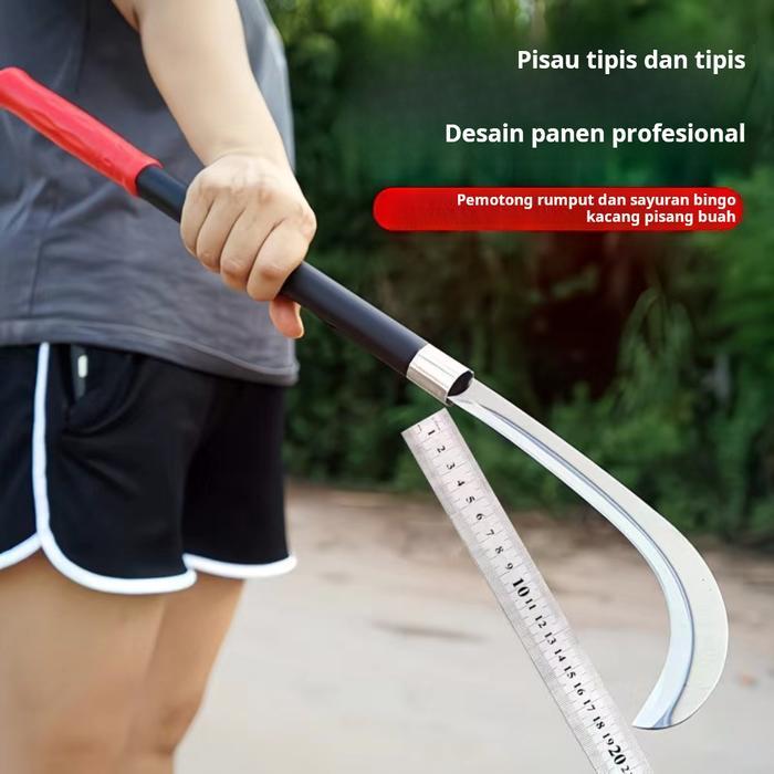 Terbaru 40 kecil lentur Lancet baja mangan khusus taman sayuran taman herbicide sabit rumah tangga