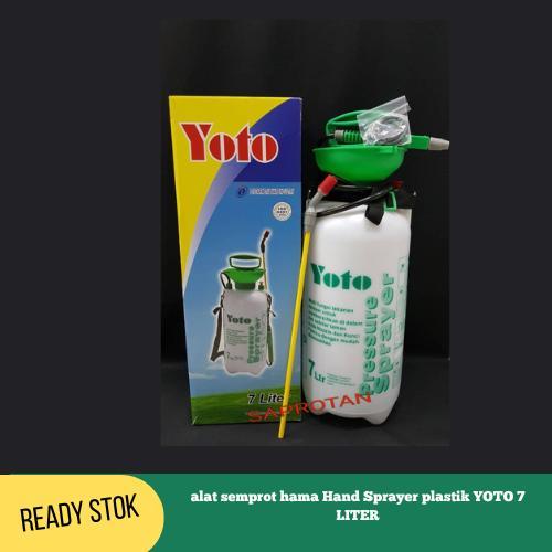 alat semprot hama Hand Sprayer plastik YOTO 7 LITER